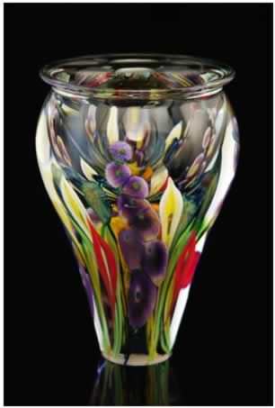 Mixed Bouquet Reflection Vase